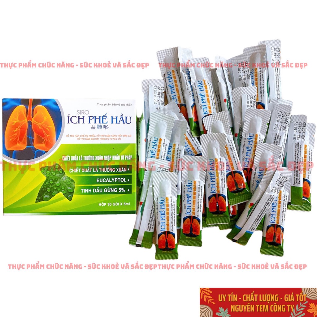 ÍCH PHẾ HẦU - Siro Ho Bổ Phổi