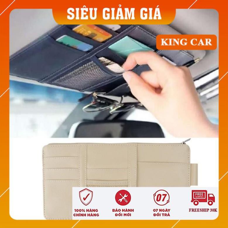 Ví da trên ô tô, ví da đa năng chuyên dụng trên ô tô - sang trọng, tiện lợi - Shop KingCar