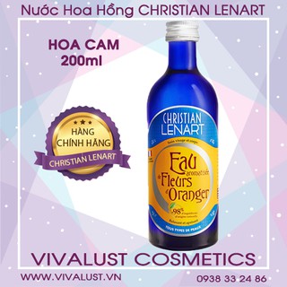Nước Cân Bằng Da CHRISTIAN LENART Hoa Cam Đắng - Eau Aromatisée De Fleurs D’Oranger 200ml (Dành Cho Da Khô, Mất Nước)