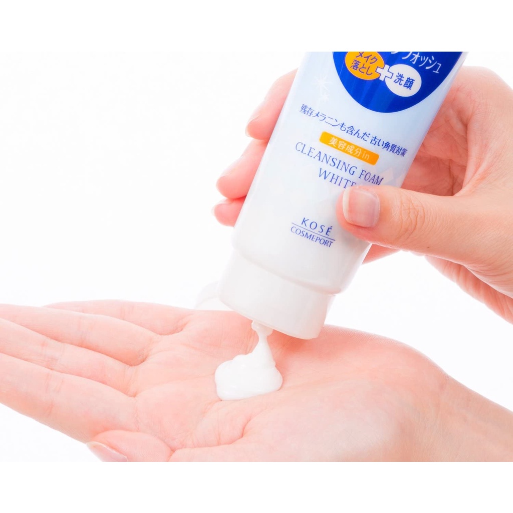[Hàng Nhật Nội Địa] Sữa rửa mặt trắng da KOSE Softymo 190g