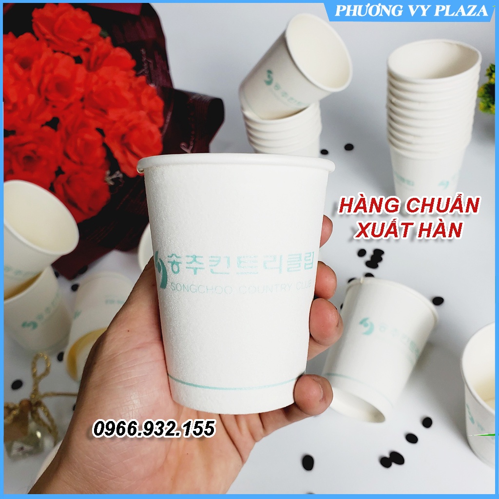 Set 50 cốc giấy hoạ tiết đủ size