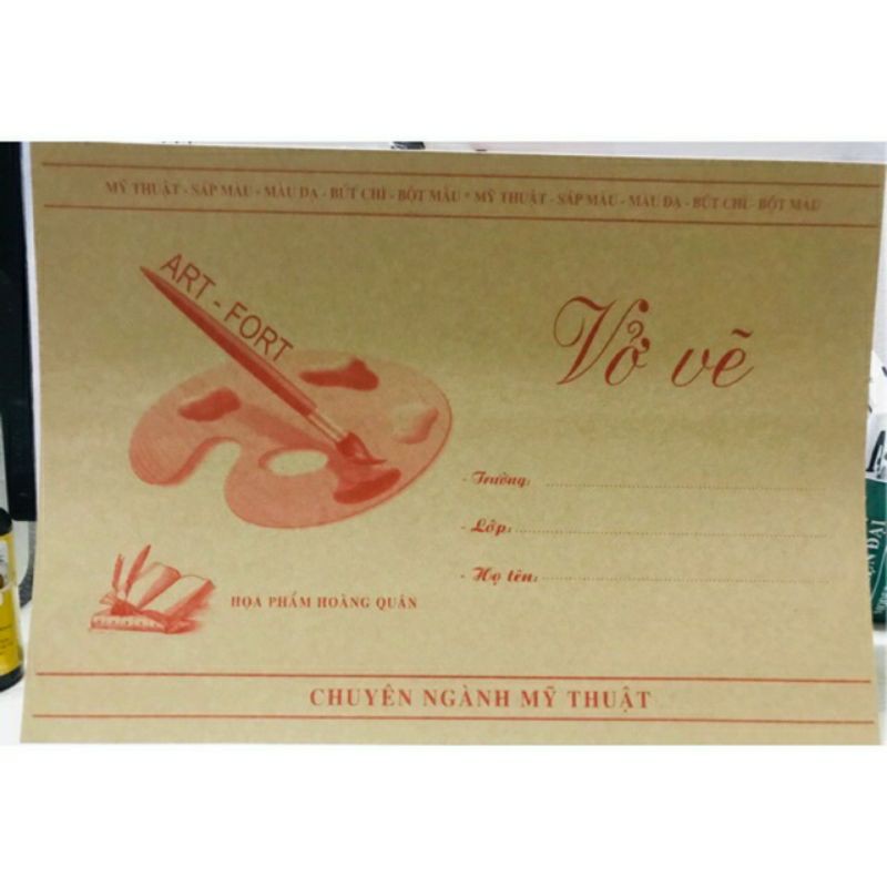 10 vở vẽ A3 thiếu(27x39)