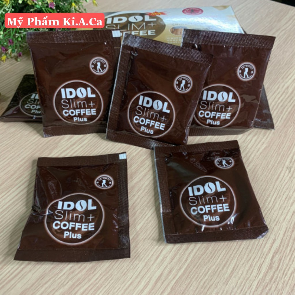 Cà Phê Giảm Cân Idol Slim Coffee Thái lan, Giảm Mạnh, Giảm 3-5kg tùy theo cơ địa ( hộp 10 gói )