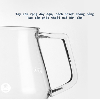 Bình Phục Vụ Cà Phê Thuỷ Tinh TIMEMORE 600ml