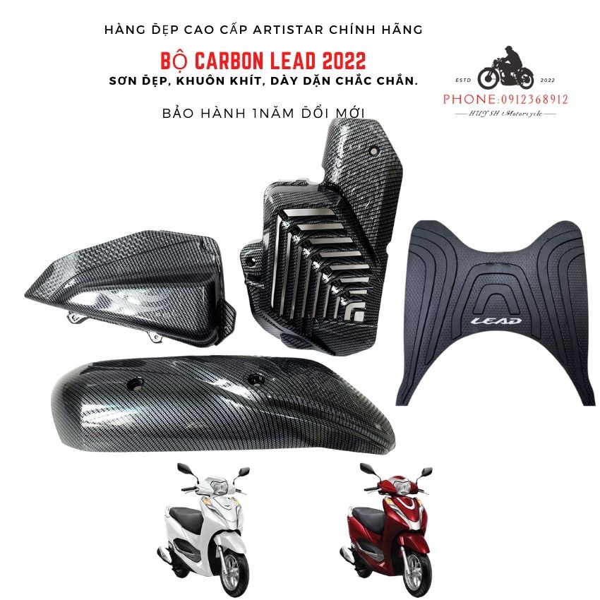 Bộ Ốp Carbon Honda Lead 2022 ( Giá Lẻ Từng Món)