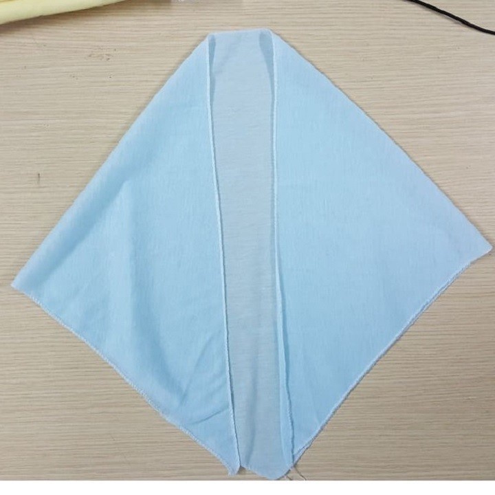 Tã chéo sơ sinh, tã vải cotton trơn màu cho bé sơ sinh