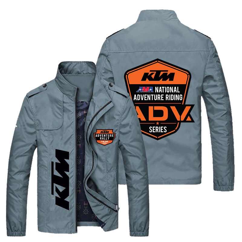 Áo Khoác Thể Thao Dáng Rộng In LOGO Ktm Kiểu Âu Mỹ Cá Tính Cho Nam