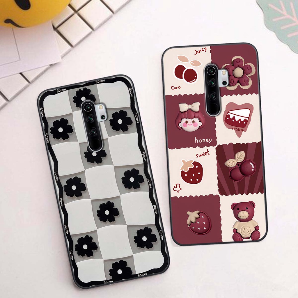 Ốp Xiaomi Redmi Note 8 / Note 8 Pro in hình trái tim, caro kẹo ngọt đầy cá tính siêu đẹp siêu chất