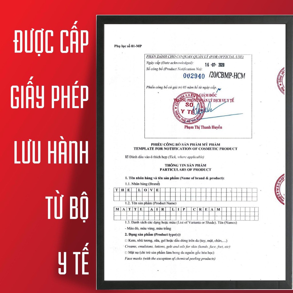 [MUA 2 ĐƯỢC 5] Son Kem Lì Không chì THE LOVE VN Chính hãng 4ml | BigBuy360 - bigbuy360.vn