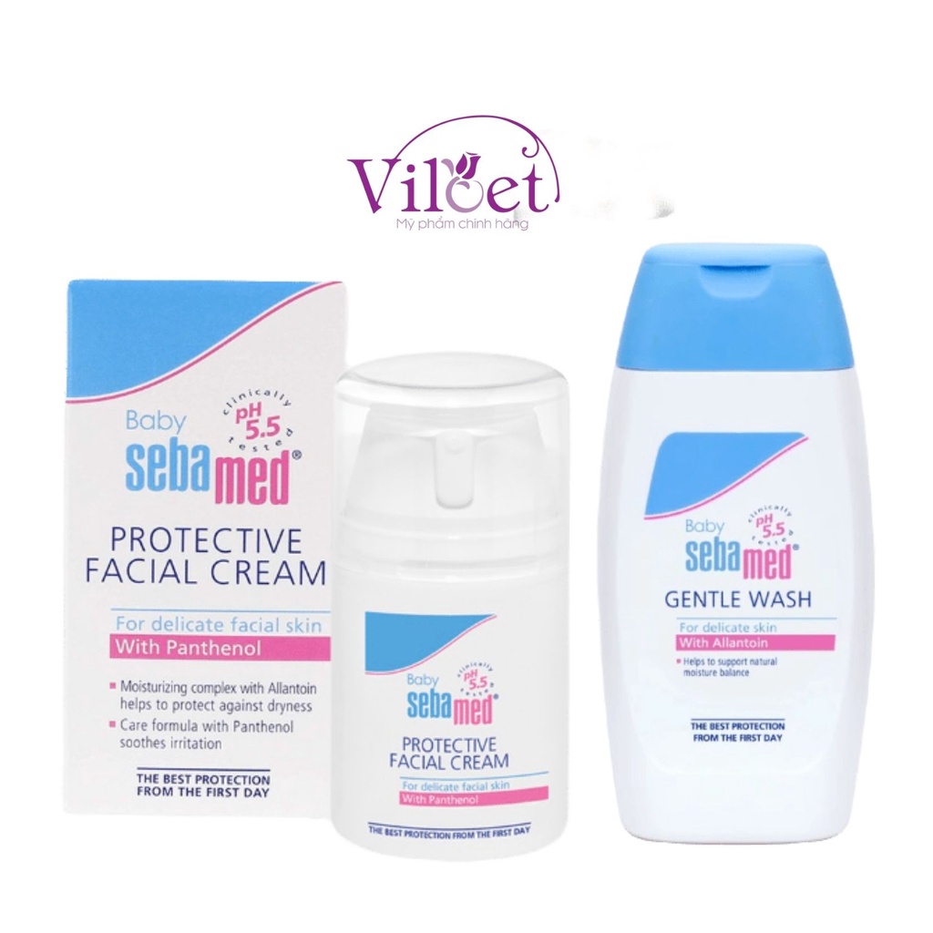 Kem chàm nẻ Sebamed dưỡng ẩm bảo vệ da cho bé, kem ngăn ngừa hăm tã trẻ em - Shop Viloet