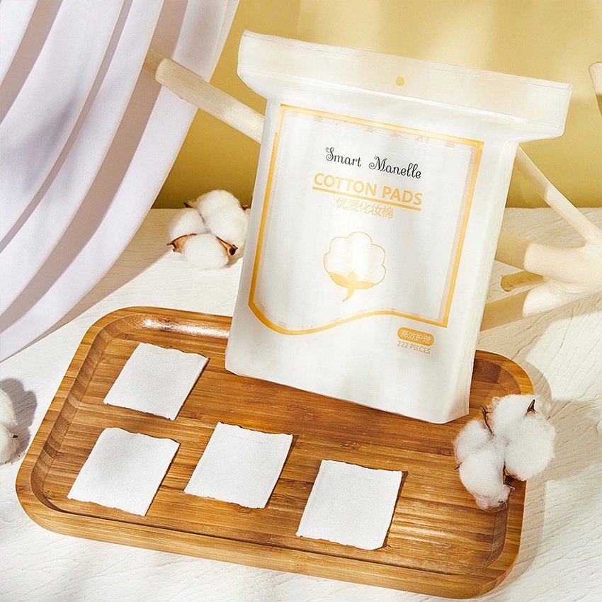 [Combo 3 Gói] Bông tẩy trang 222 miếng Cotton Pad Sợi Bông Tự Nhiên Mềm Mịn Hàng Chính Hãng Nội Địa Trung Angola_Shop