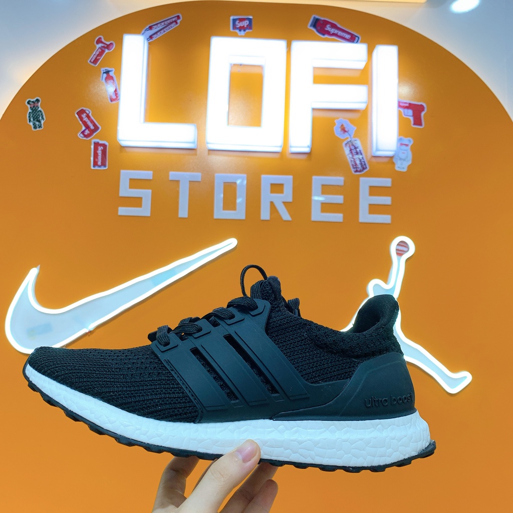 Giày Sneaker Ultra boost 4.0 Đen Trắng - Giiaayf Thể Thao Nam Nữ Chạy Bộ Tập Gym