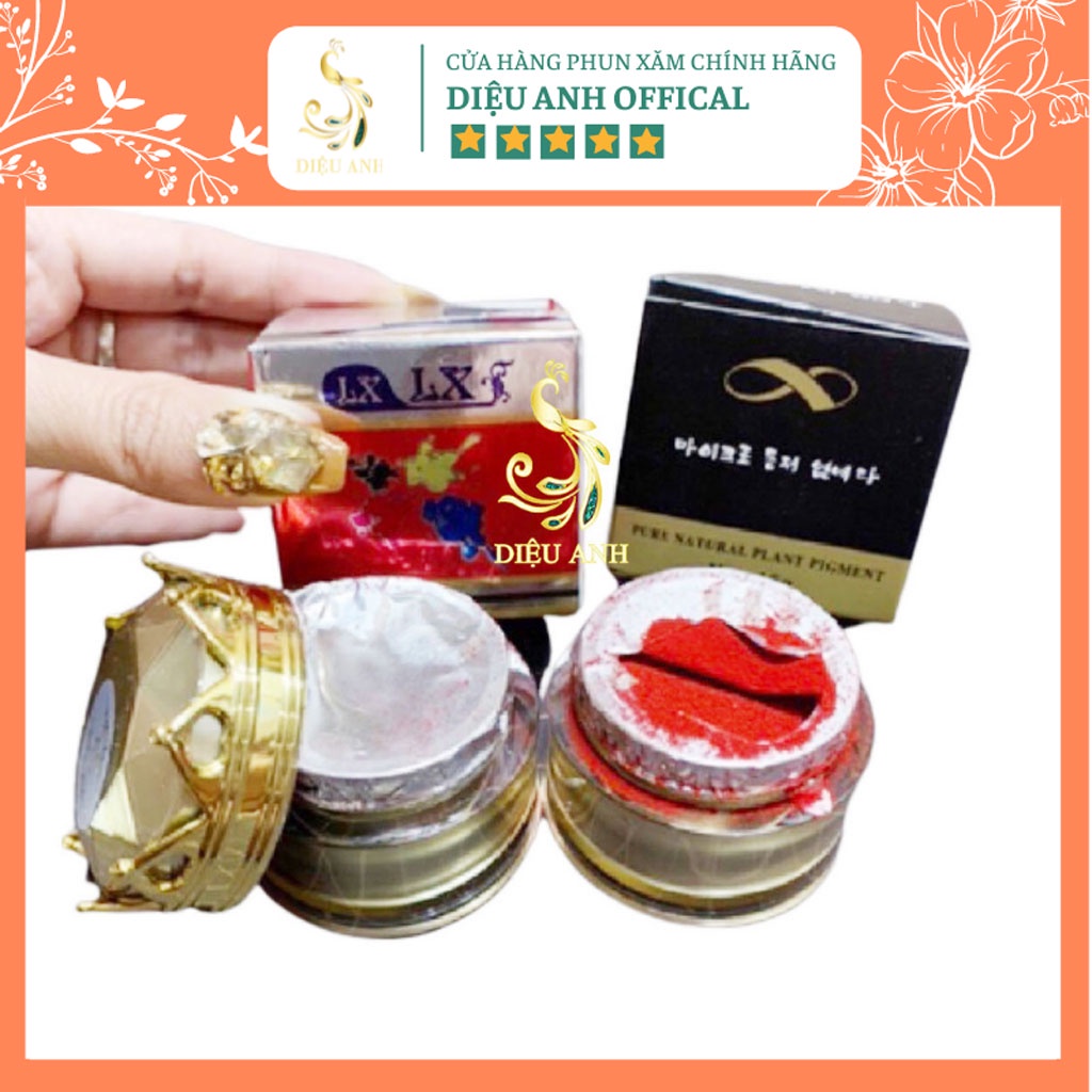 Bột Tán Môi Hoàng Cung Siêu Mịn 15g Kích Màu Cực Tốt, Bột Tán Kích Màu Môi
