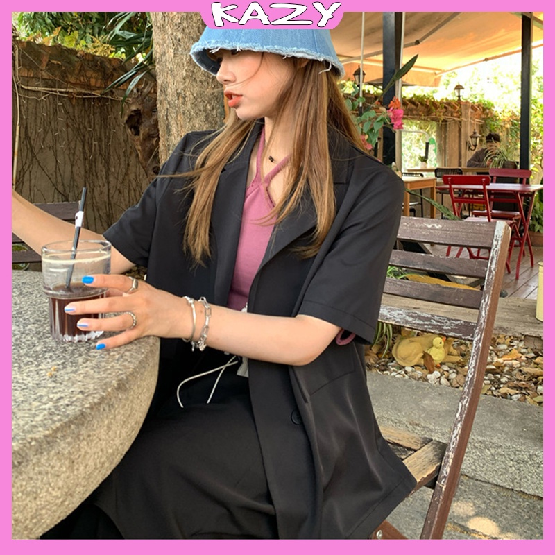 Áo Vest nữ Blazer, Áo khoác Blazer nữ KAZY STORE A2