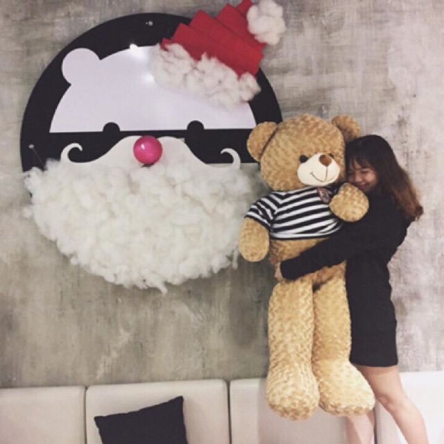 Gấu Teddy cafe sữa khổ 1m2