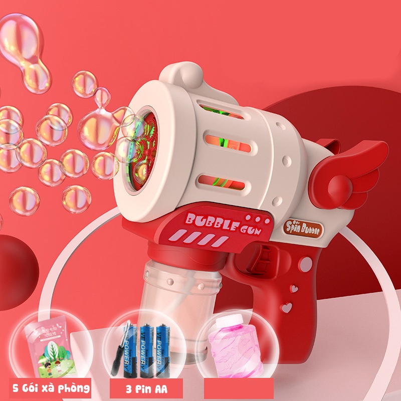 Đồ chơi bong bóng xà phòng I Love baba mama