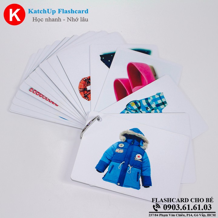 Flashcard tiếng Anh cho bé KatchUp - Quần áo