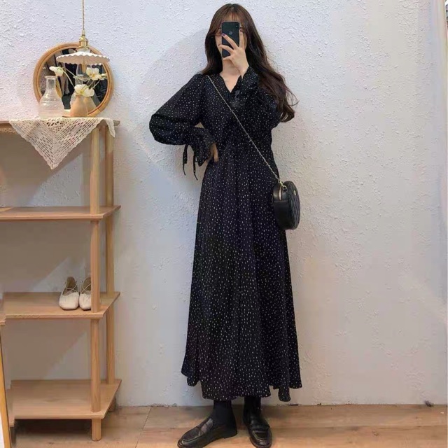 (ORDER) Váy chấm bi nữ