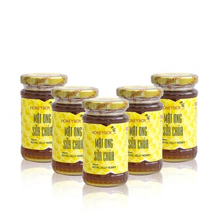 Bộ 5 mật ong sữa chúa honeyboy 100ml