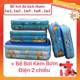 [ RẺ VÔ ĐỊCH ] Bể Bơi Phao Loại Dày Đủ Size ( ẢNH THẬT )