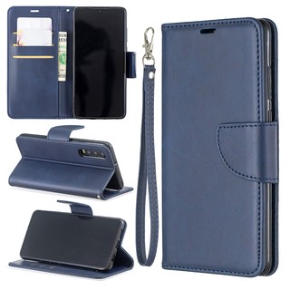 Casing Huawei P30/P30 Pro/P30 Lite/Nova 4E sheepskin pattern solid color leather phone case