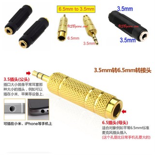 [FREESHIP] ĐẦU NỐI JACK 3.5, ĐẦU CHUYỂN JACK 6.5 RA 3.5mm, 3.5 RA 6.5mm