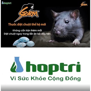Thuốc trừ chuột thế hệ mới Storm nhập khẩu từ Đức gói 20 viên