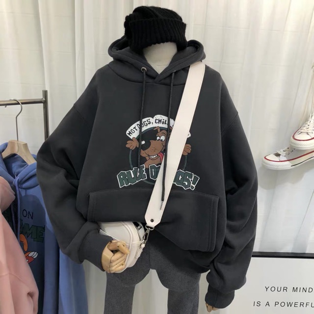 Áo hoodie vải nỉ lót bông dày dặn Chili | BigBuy360 - bigbuy360.vn