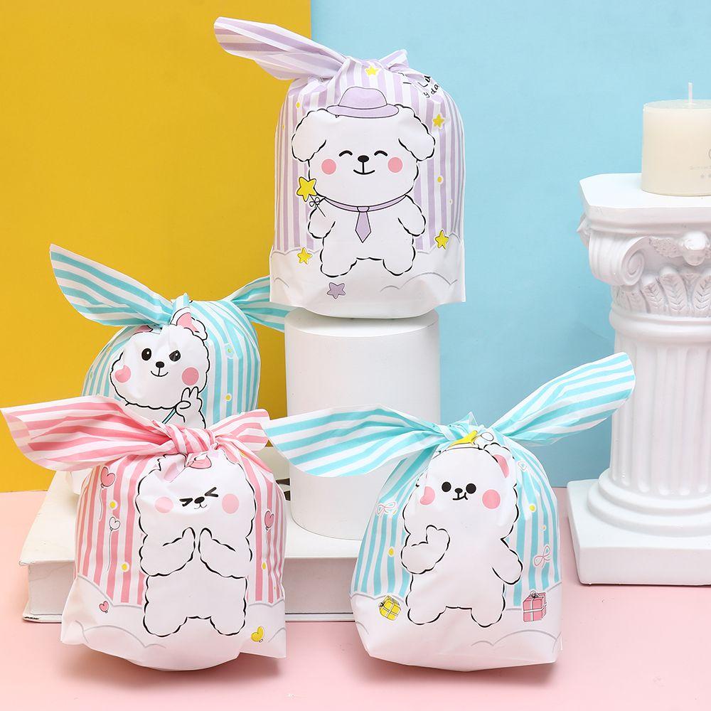 CHOOKEY 50 Túi Đựng Bánh Quy Hình Thỏ Phục Sinh