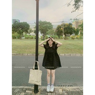 ĐẦM BABYDOLL CỔ SEN