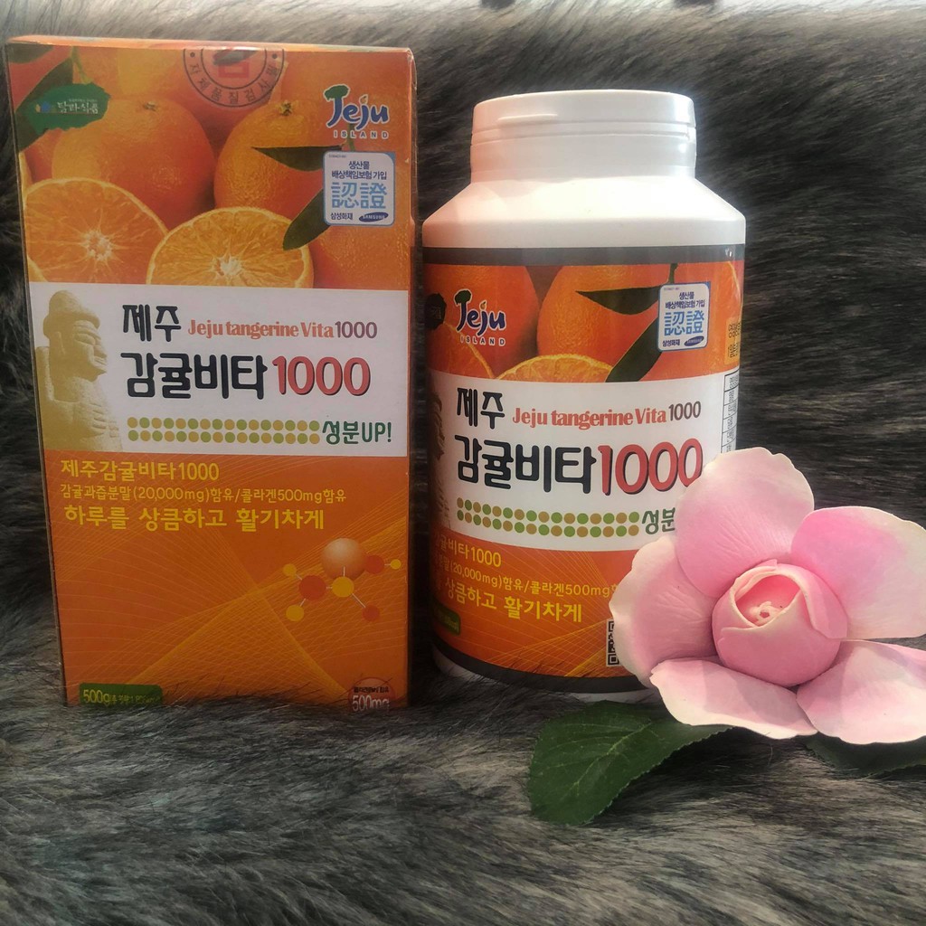[Mã COS1505 giảm 8% đơn 300K] Kẹo ngậm C Jeju Vita 1000mg Hàn quốc 295v | BigBuy360 - bigbuy360.vn