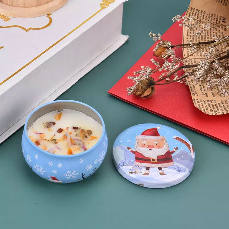 [Set 2 hộp ] nến thơm noel hương hoa thiên nhiên