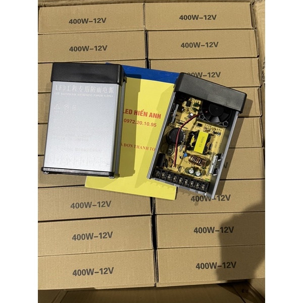 Nguồn led 12V- 33,3A ngoài trời, nguồn 400W