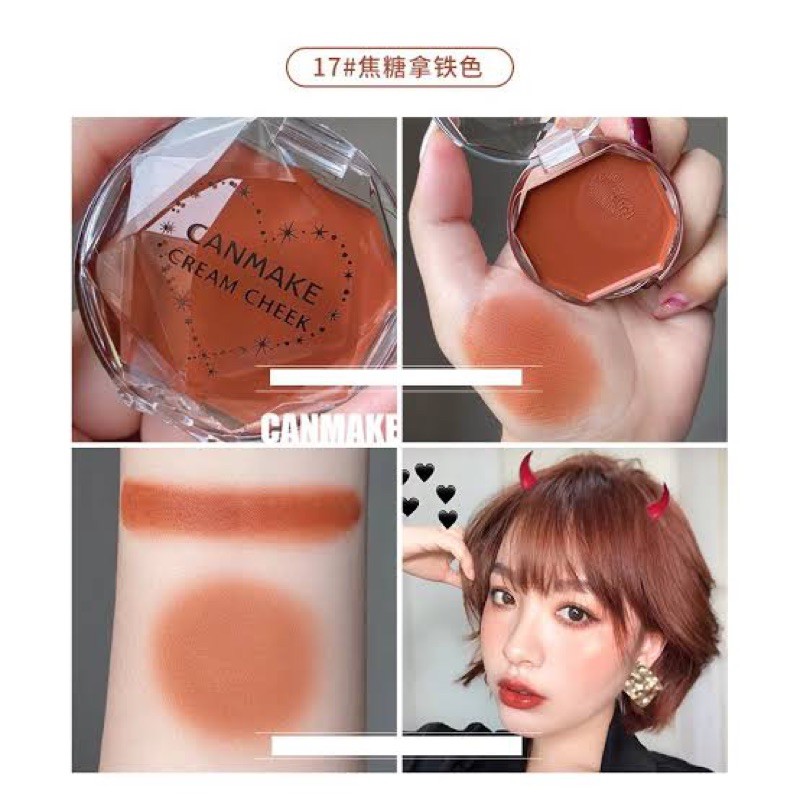 (VỀ ĐỦ MÀU) Má hồng kem Canmake