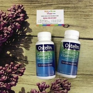 Canxi Ostelin Vitamin D và Calcium cho bà bầu MẪU MỚI NHẤT