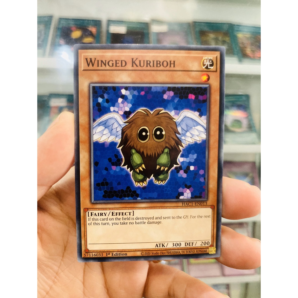 Thẻ Bài YugiOh! Mã HAC1-EN013 - Winged Kuriboh - Common - 1st Edition