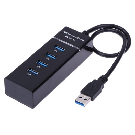 Hub chia 4 Cổng USB 3.0 Dây dài 30cm loại tốt