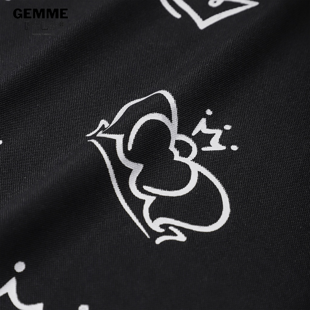Áo Polo nam cổ bẻ GEMME MEN vương miện Fullsize 50-130kg chuẩn form, trẻ trung, thanh lịch - GEMMEPOLOVN