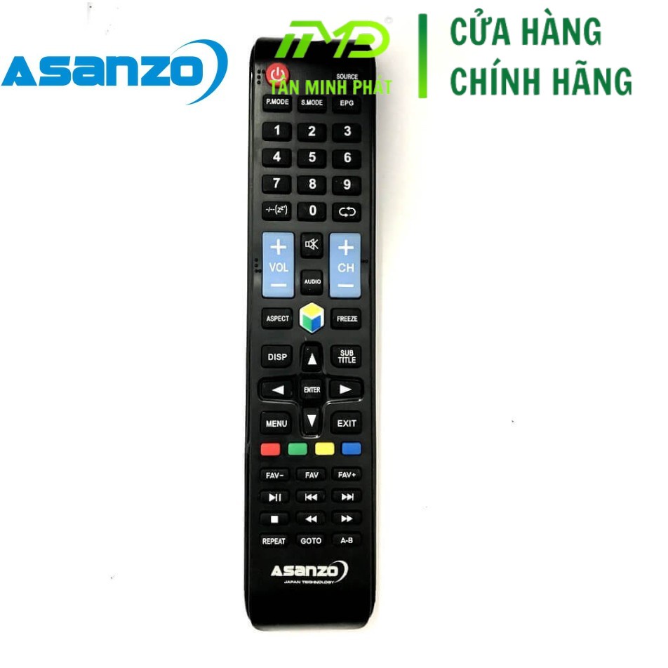 Điều khiển TV Asanzo Smart - Tivi vào mạng. Tân Minh Phát
