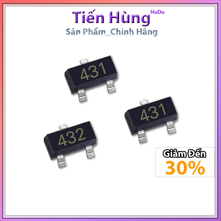 IC TL431 SOT-23 (SMD Dán) (CJ431 431) IC tham chiếu điện áp GIÁ RẺ Shop Tiến Hùng.