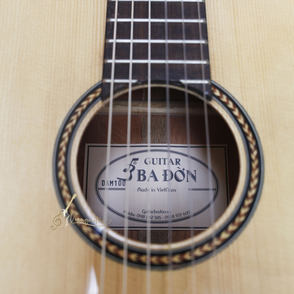 Đàn guitar classic 3/4 Ba Đờn Dam100 chính hãng  guitar cỡ nhỏ  guitar trẻ em