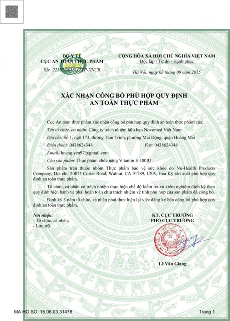 Viên uống xoá nhăn Mỹ natural Vitamin E 400IU | Thế Giới Skin Care