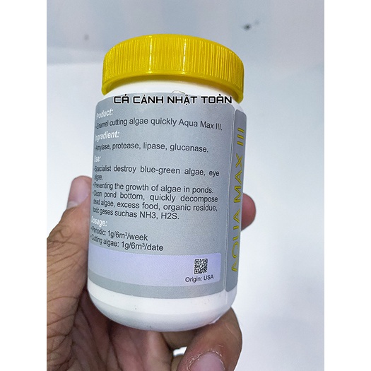 DIỆT RONG XANH, TẢO NÂU, RÊU HẠI CHO BỂ CÁ CẢNH AQUA MAX 3 50G