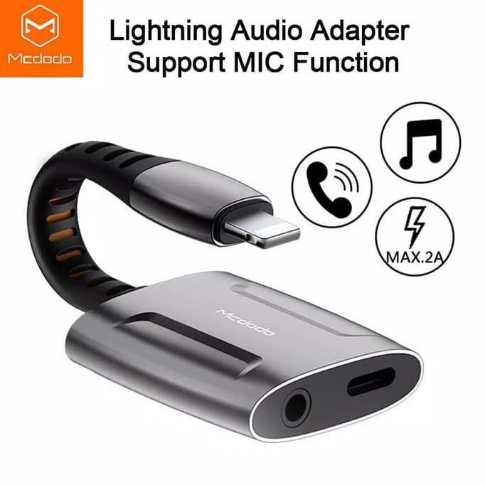 Mcdodo Đầu Chia Cổng Lightning 3.55mm Cho Iphone Ios