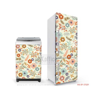 Miếng dán tủ lạnh - chất liệu decal chống thấm - mã ET529