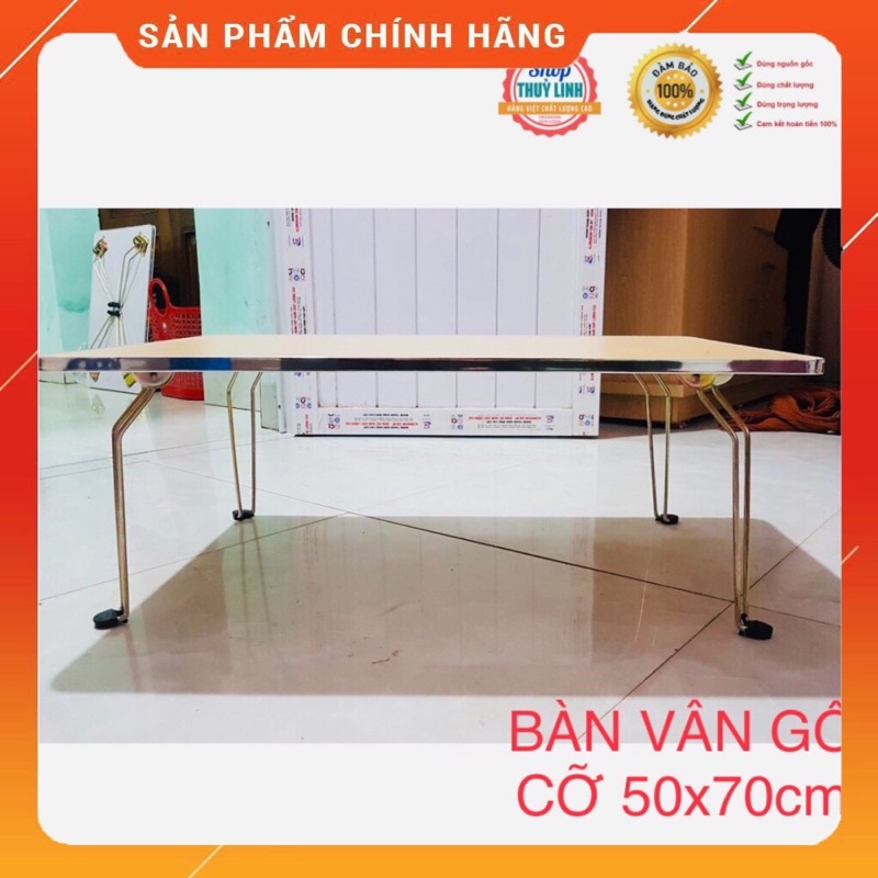 BÀN GẤP SINH VIÊN VÂN GỖ CỠ LỚN 50x70cm