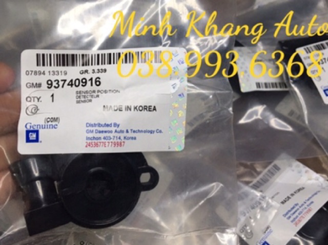 Cảm biến chân ga  Daewoo Matiz 2-3, Lanos, Gentra, Nubira, Vivant 93740916