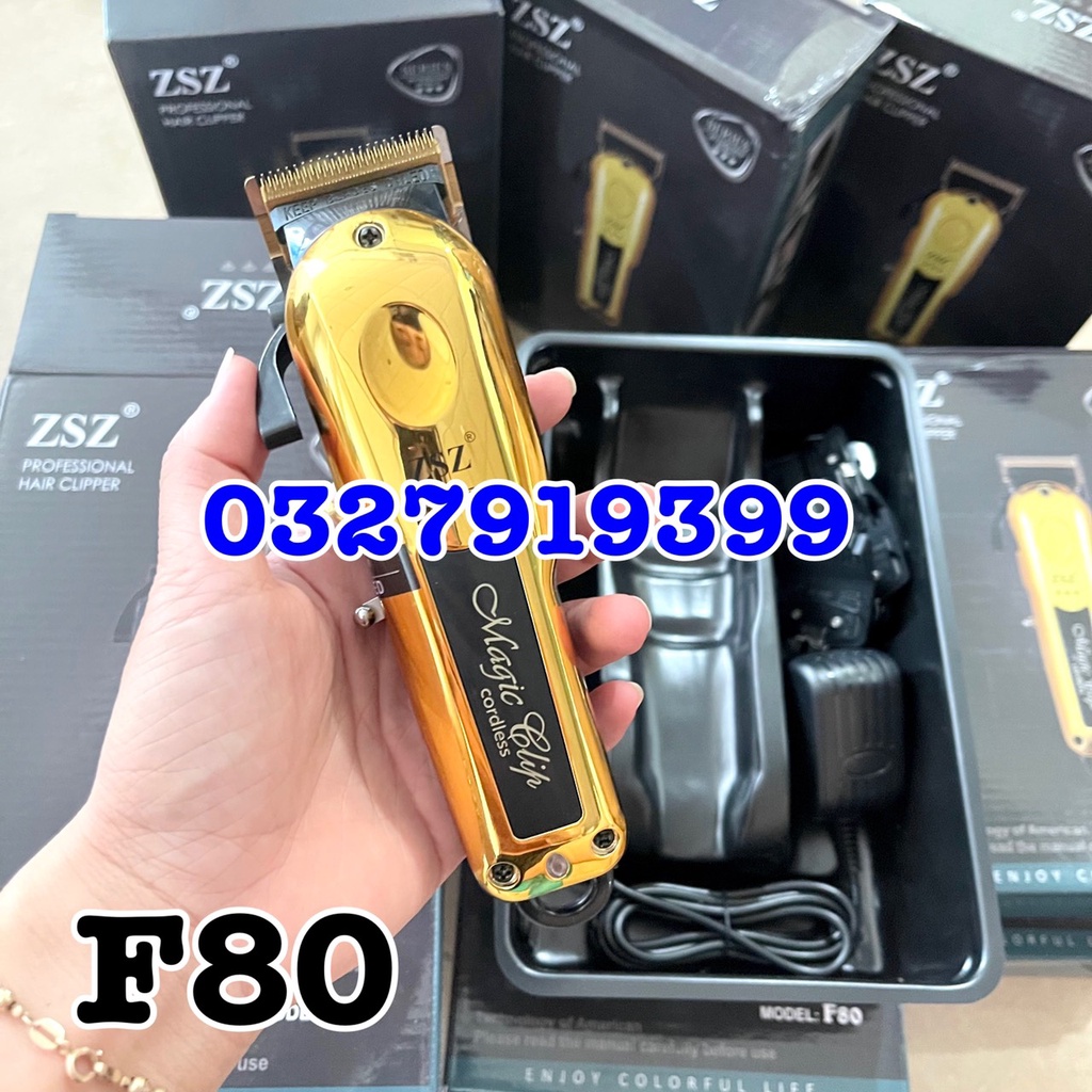 ✅freeship✅ Tông đơ cắt tóc cao cấp ZSZ F80 - lưỡi kép