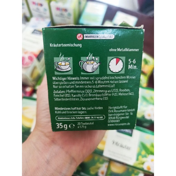 Trà Thảo mộc King's Crown đủ loại hộp 20gói