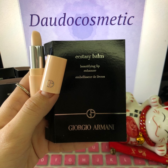 [ mini ] Son Dưỡng Giorgio Armani Ecstasy Balm Lipbalm Soft Nude 1 - 1.5gr